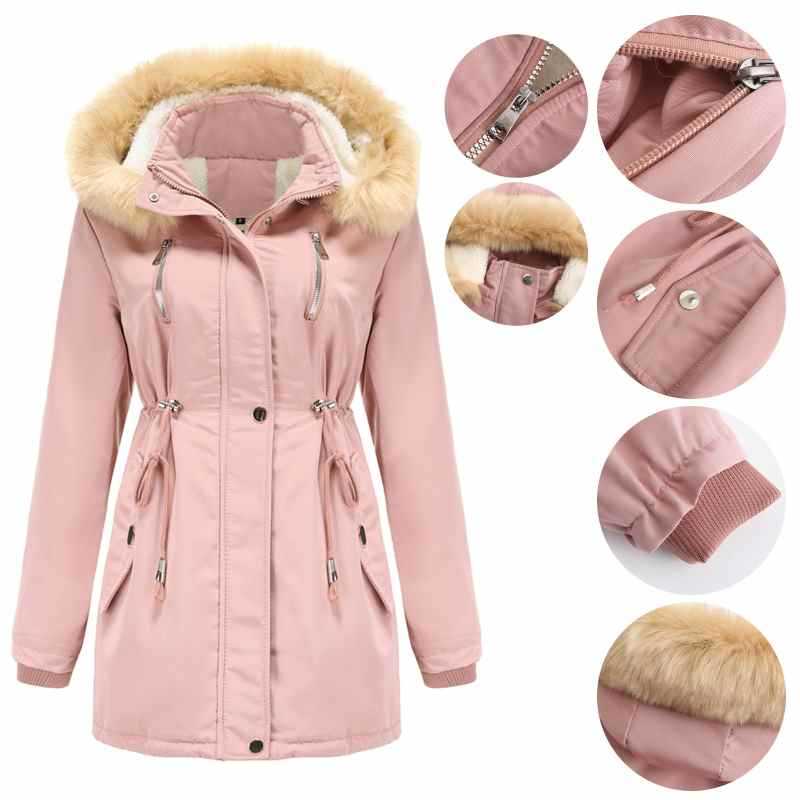2021  Fashion Brand Down Parka Women's Winter Jacket Women Coats Hooded Female Warm Outwear High Quality Vintage