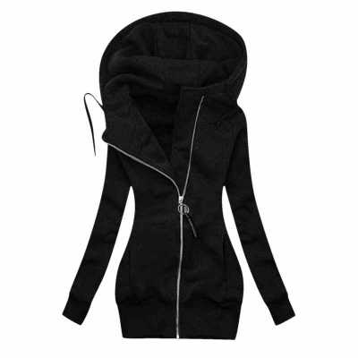 5 Colors Oversized Women Winter Parkas Zipper Hooded Long Coat Jacket Christmas Solid Drawstring Hood Slim Fashion Coat Outwear