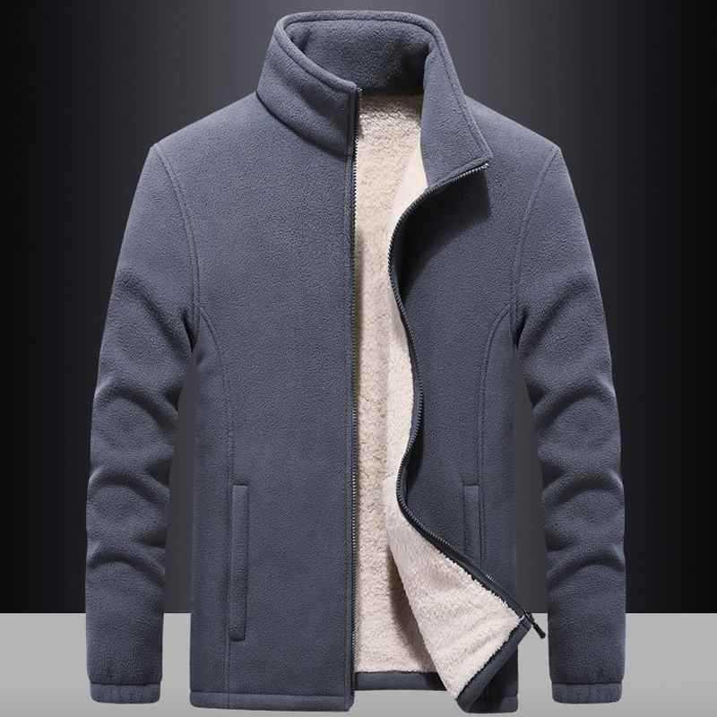 Winter parka men 7XL 8XL 9XL Fleece Mens Jackets casual warm Cashmere coats Men's Solid color coat Thicken Windproof jacket 889